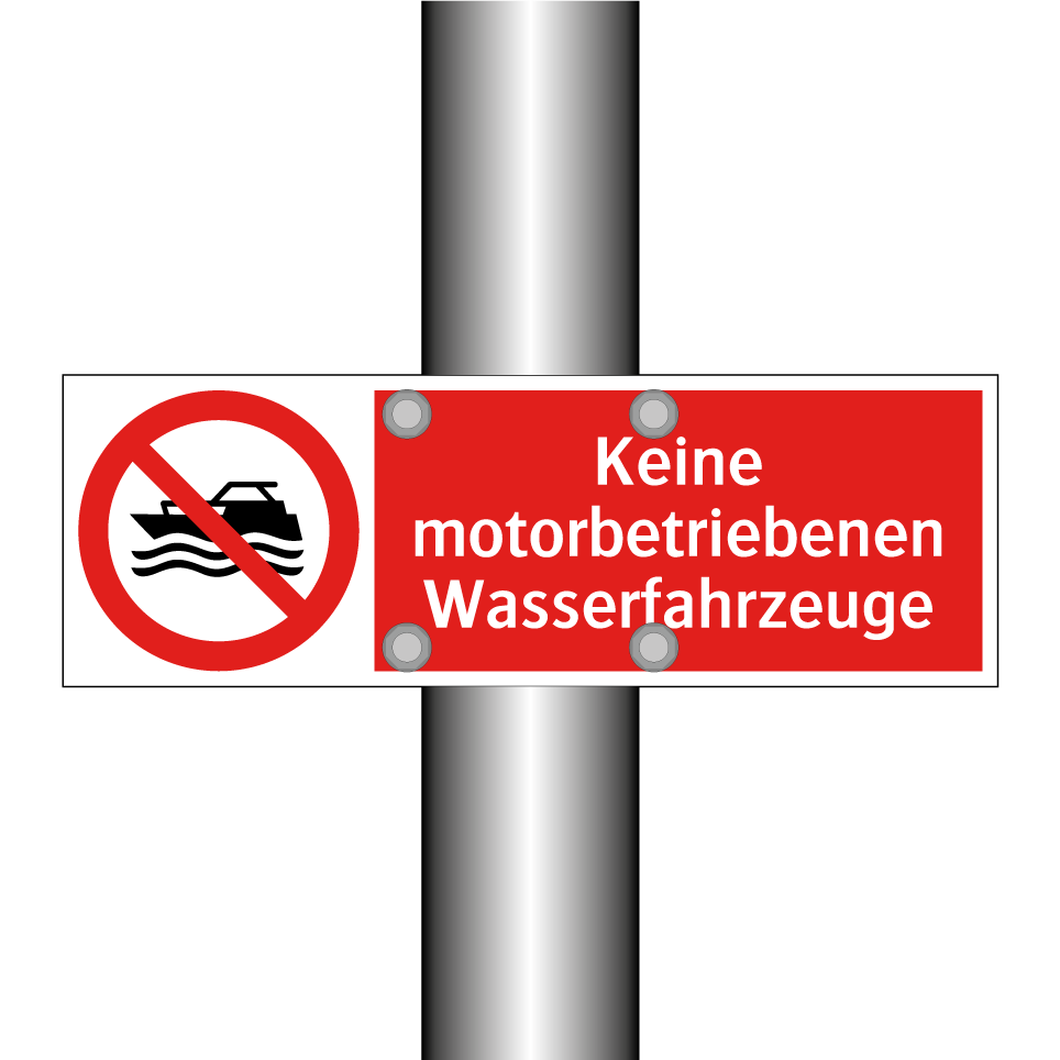 Keine motorbetriebenen Wasserfahrzeuge