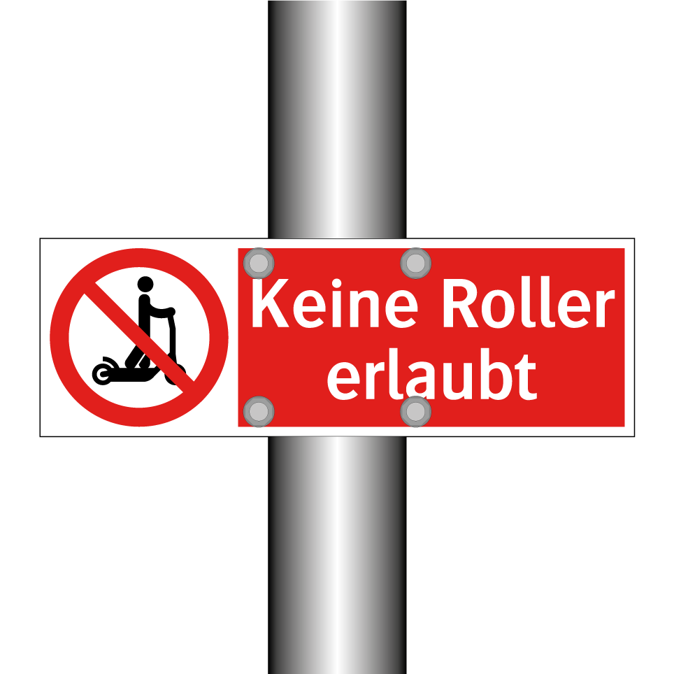 Keine Roller erlaubt