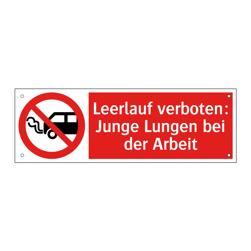 Leerlauf verboten: Junge Lungen bei der Arbeit