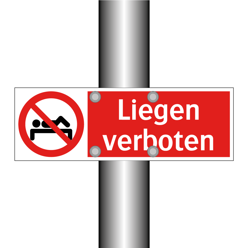 Liegen verboten