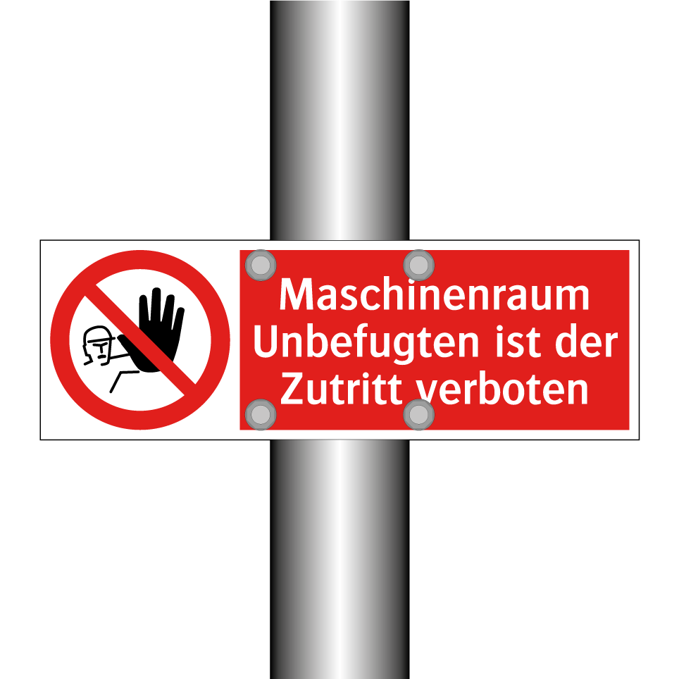 Maschinenraum Unbefugten ist der Zutritt verboten