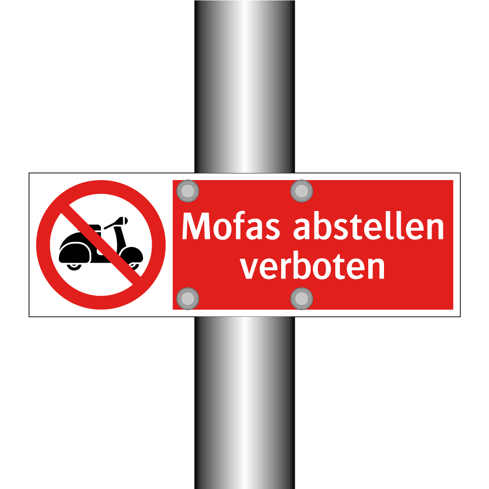 Mofas abstellen verboten