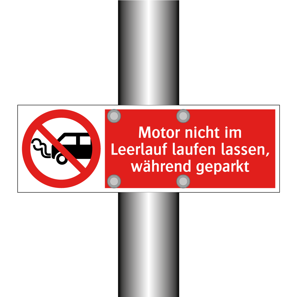 Motor nicht im Leerlauf laufen lassen, während geparkt