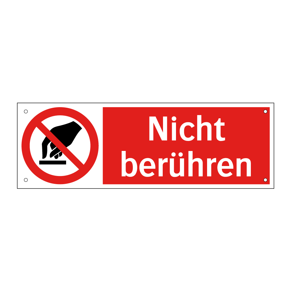 Nicht berühren