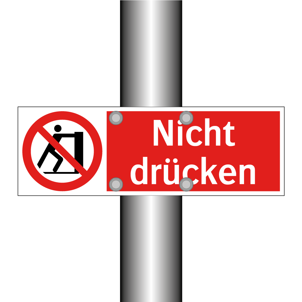 Nicht drücken