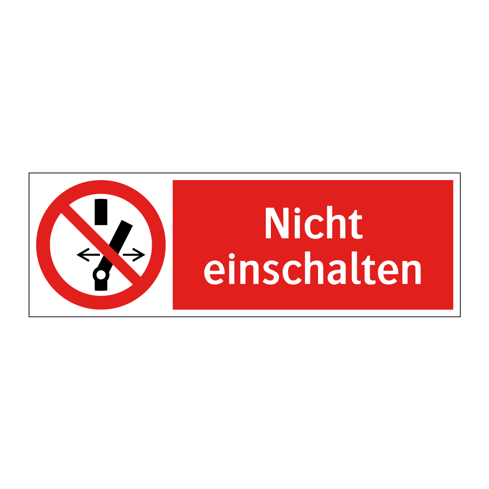 Nicht einschalten