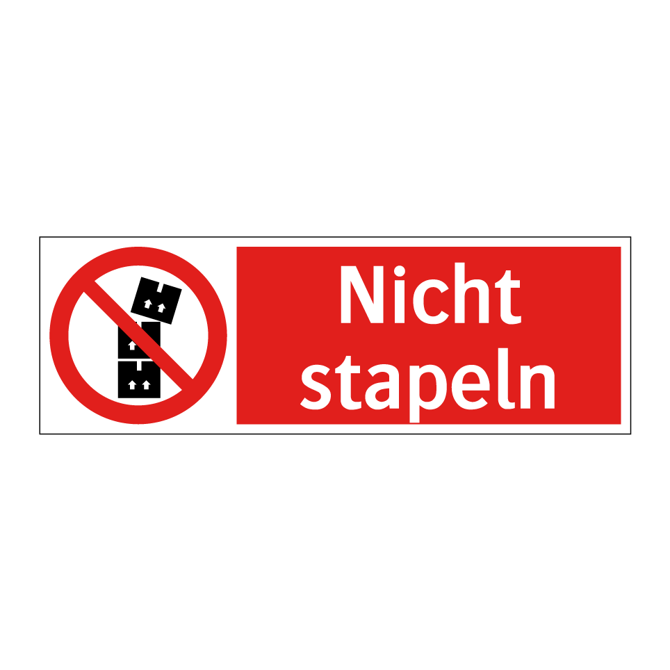 Nicht stapeln