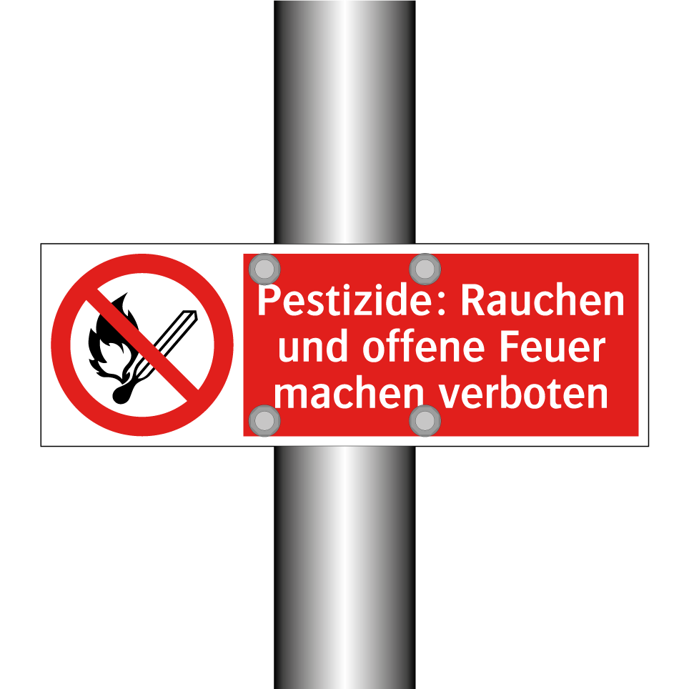 Pestizide: Rauchen und offene Feuer machen verboten