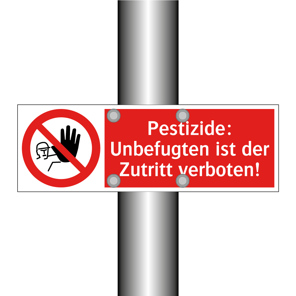 Pestizide: Unbefugten ist der Zutritt verboten!