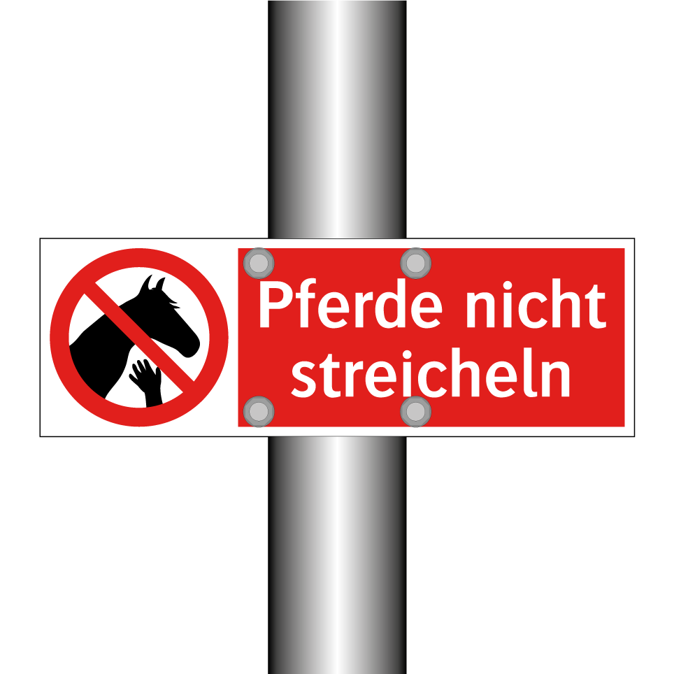 Pferde nicht streicheln