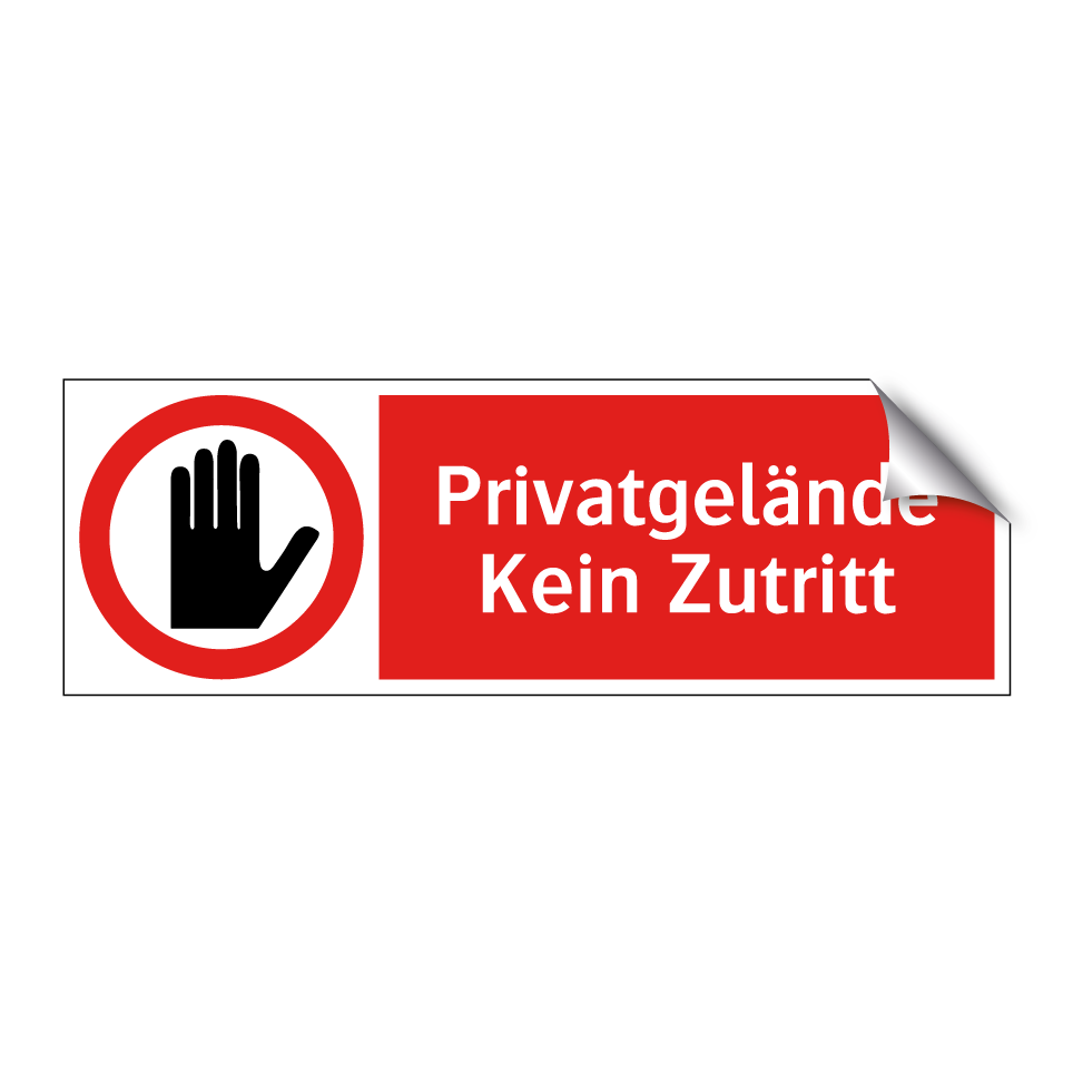 Privatgelände Kein Zutritt