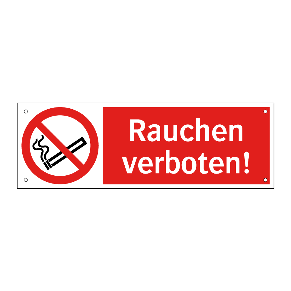 Rauchen verboten!