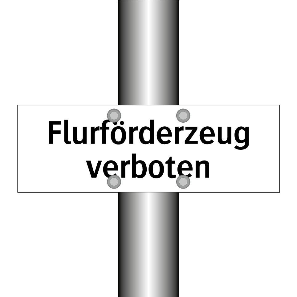 Flurförderzeug verboten