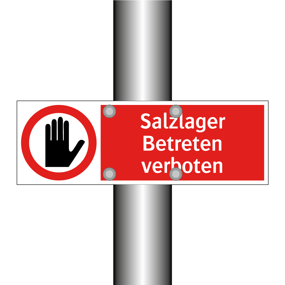 Salzlager Betreten verboten