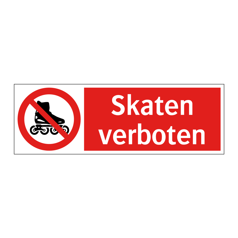 Skaten verboten