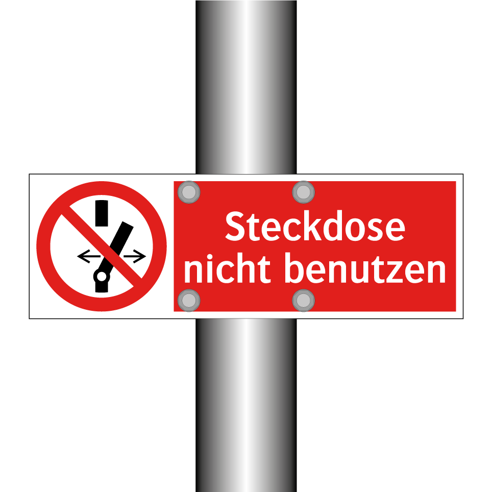 Steckdose nicht benutzen