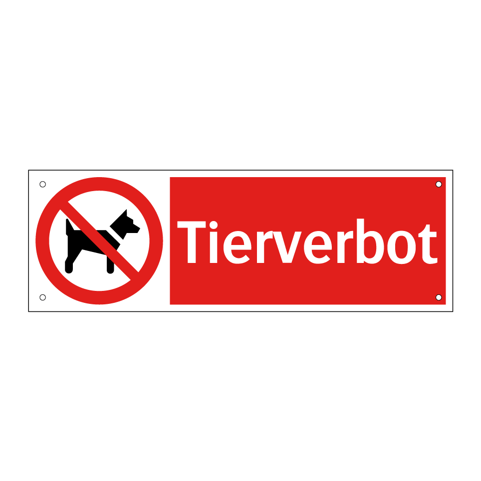 Tierverbot