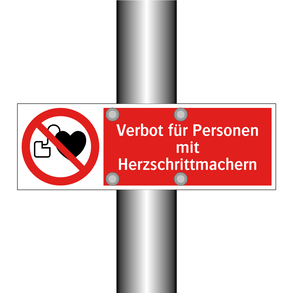 Verbot für Personen mit Herzschrittmachern