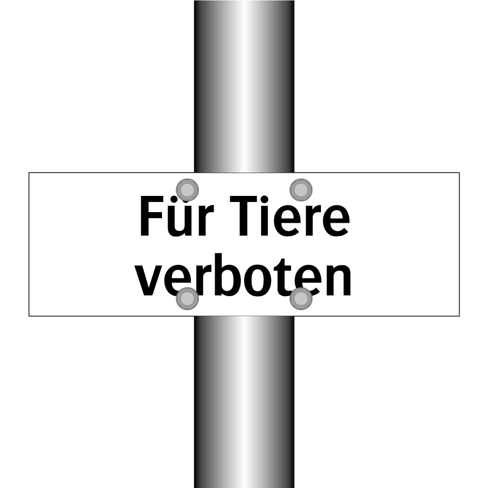 Für Tiere verboten