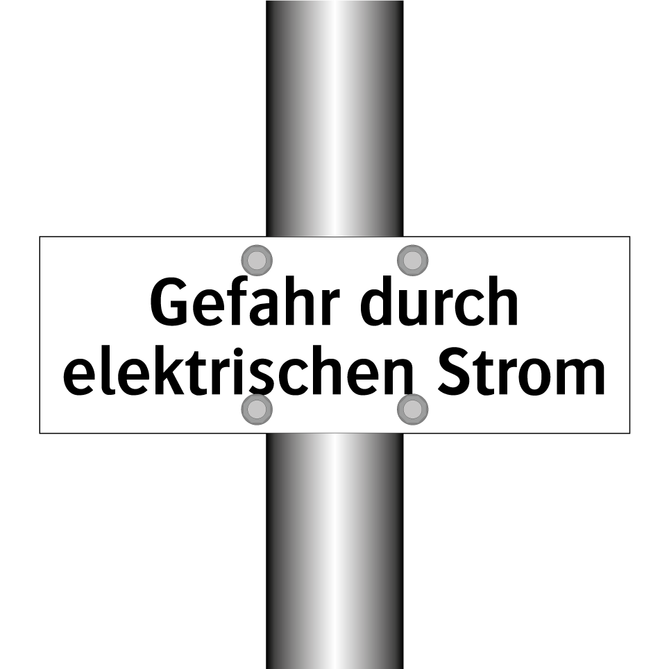 Gefahr durch elektrischen Strom