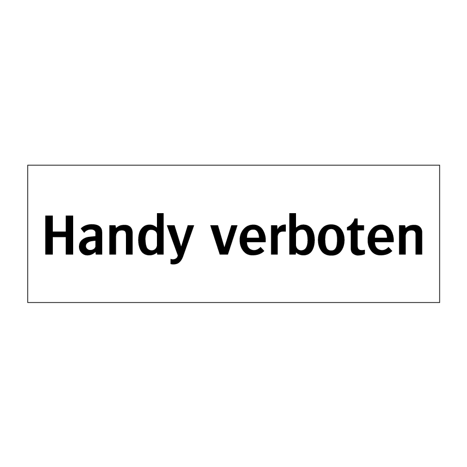 Handy verboten