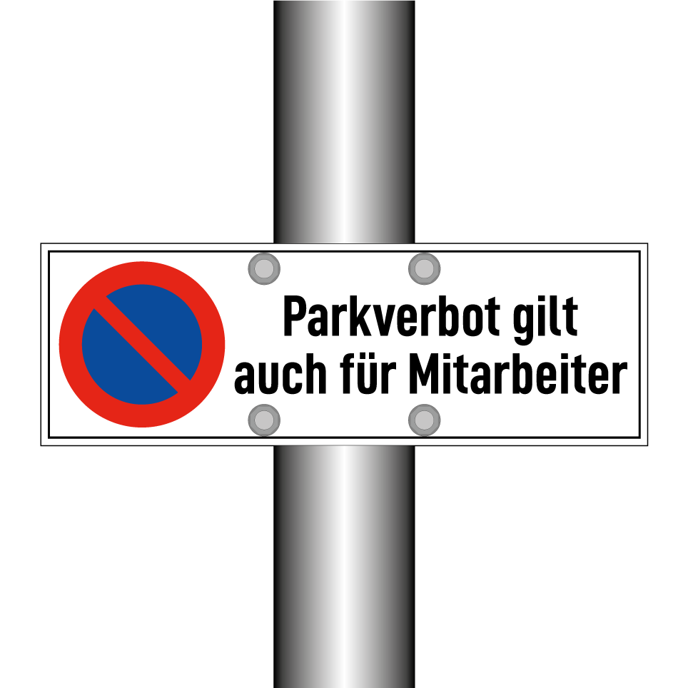 Parkverbot gilt auch für Mitarbeiter