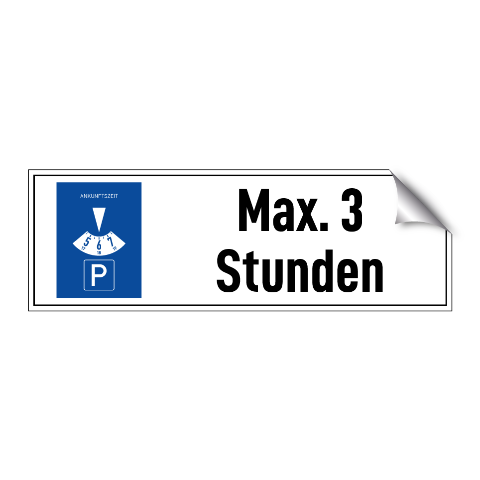 Max. 3 Stunden
