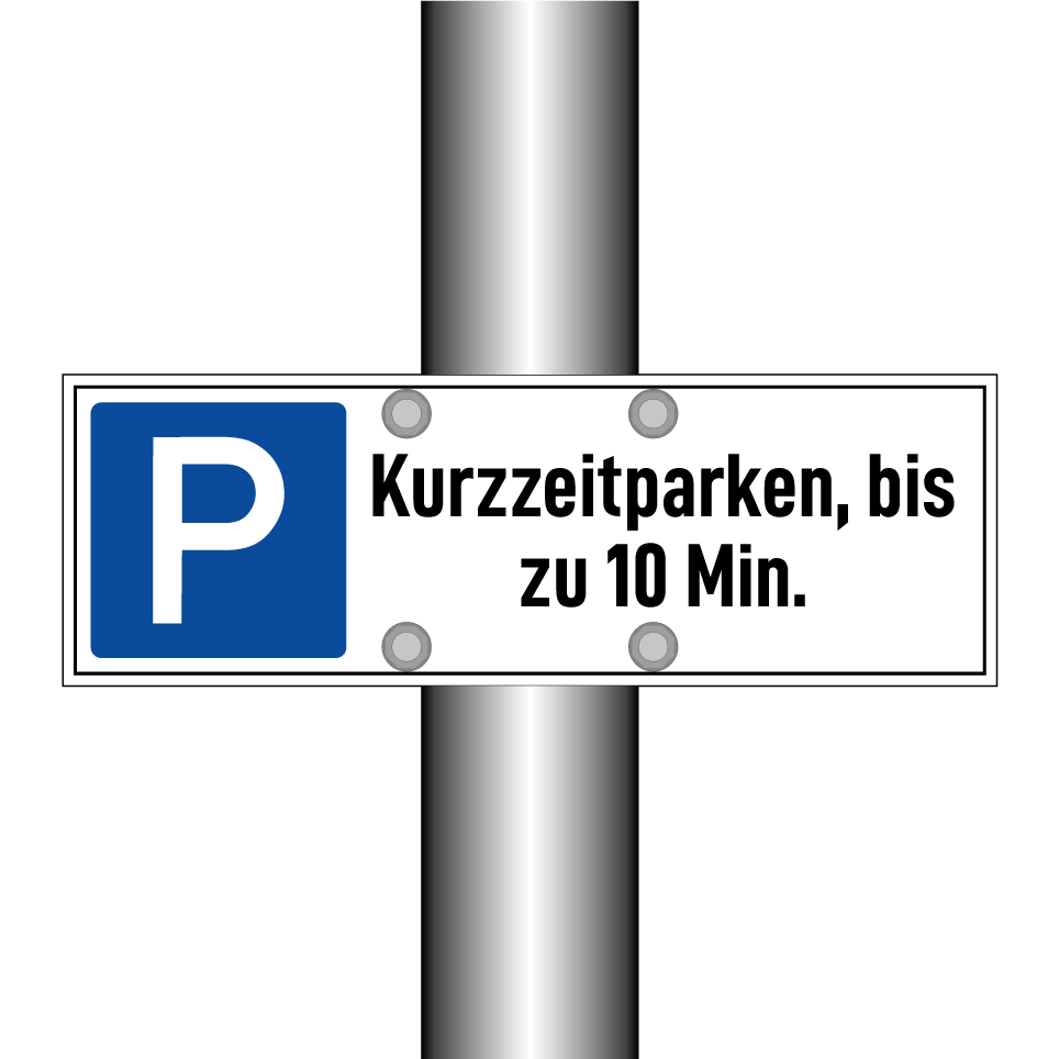 Kurzzeitparken, bis zu 10 Min.