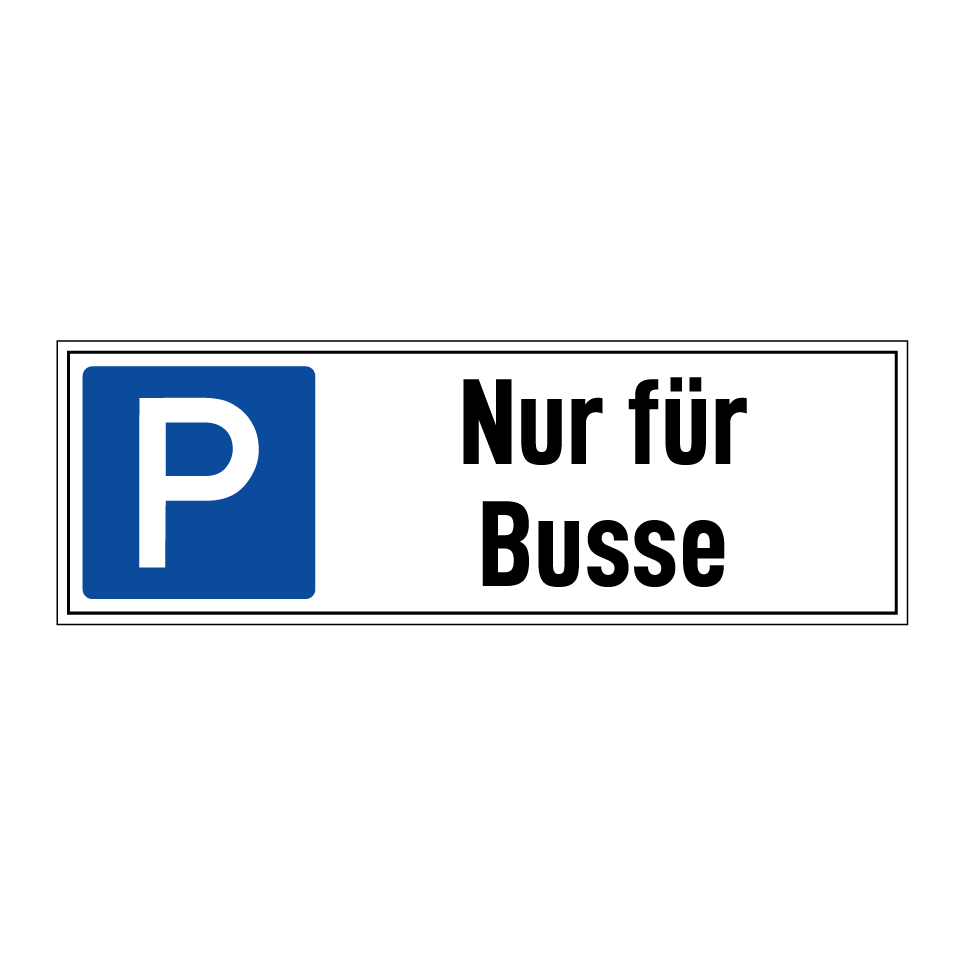 Nur für Busse
