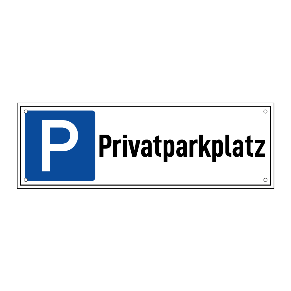 Privatparkplatz