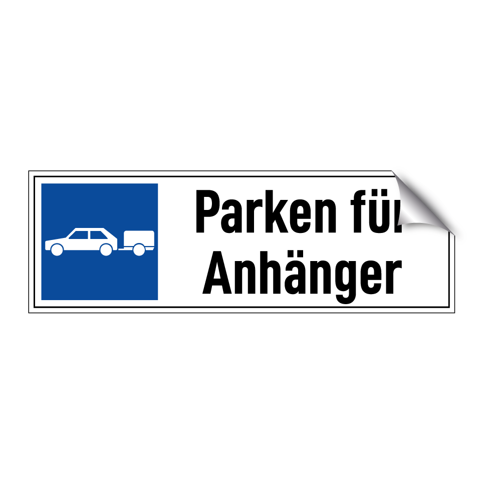Parken für Anhänger