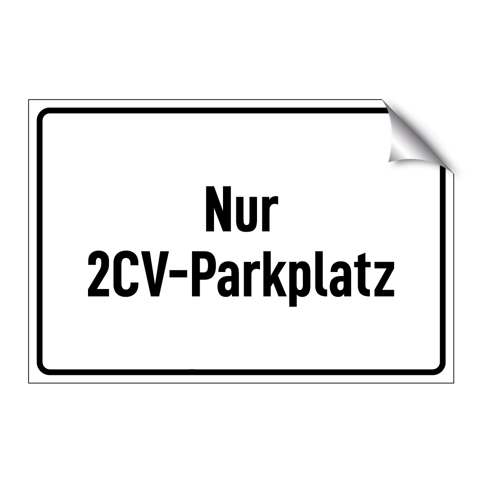 Nur 2CV-Parkplatz