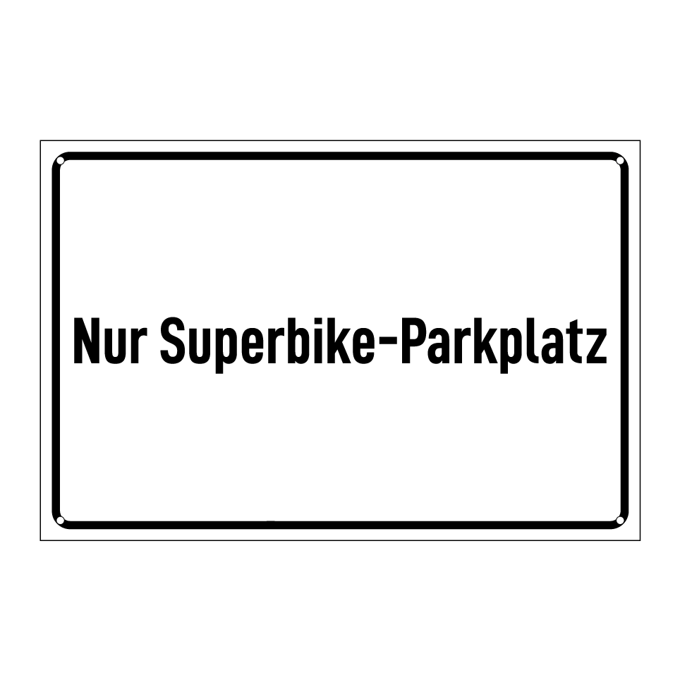 Nur Superbike-Parkplatz