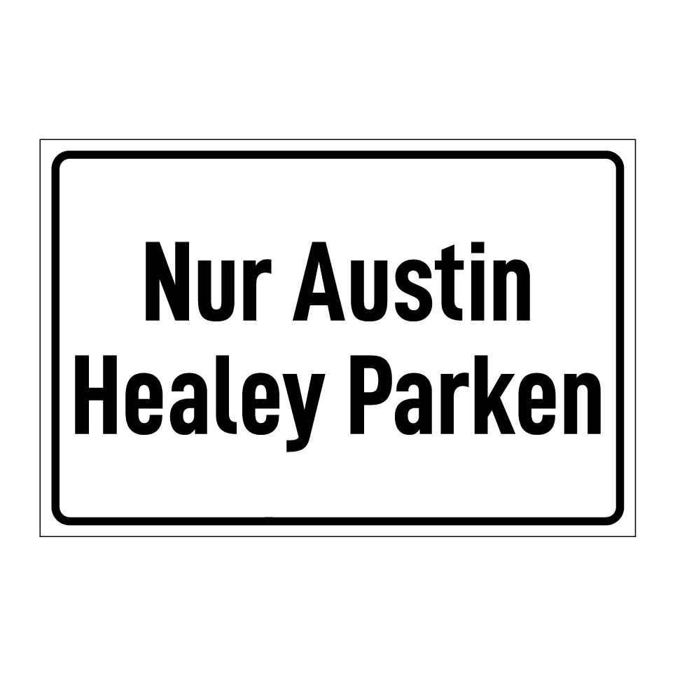 Nur Austin Healey Parken