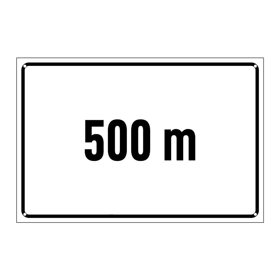 500 m