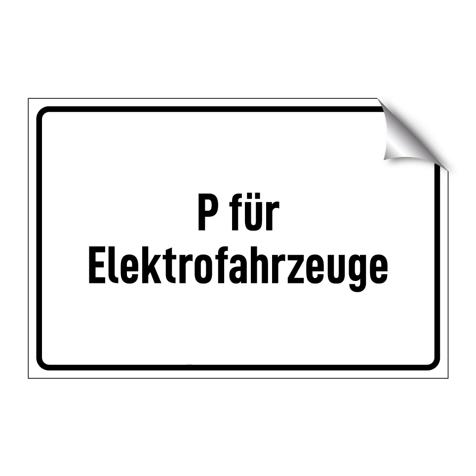 P für Elektrofahrzeuge