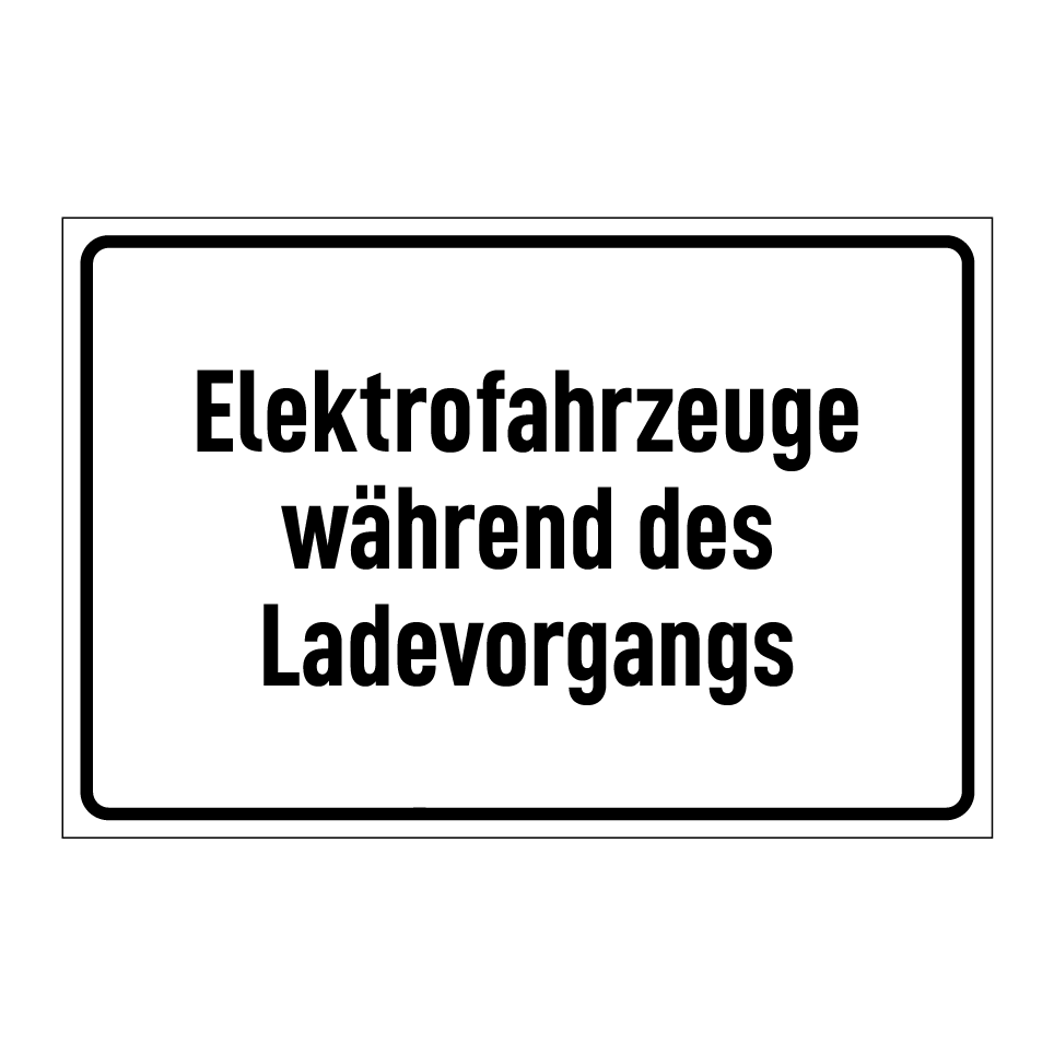 Elektrofahrzeuge während des Ladevorgangs