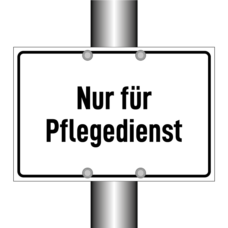 Nur für Pflegedienst