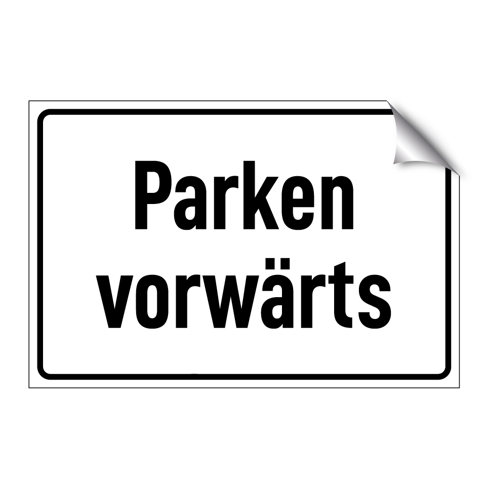 Parken vorwärts