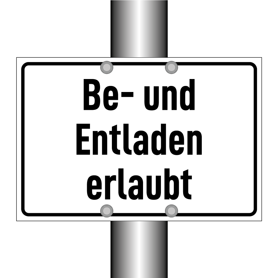 Be- und Entladen erlaubt