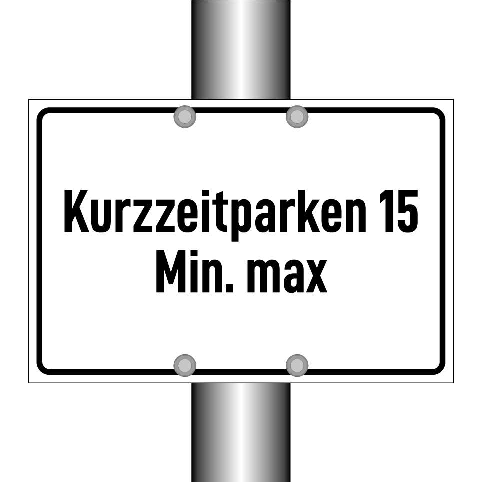 Kurzzeitparken 15 Min. max