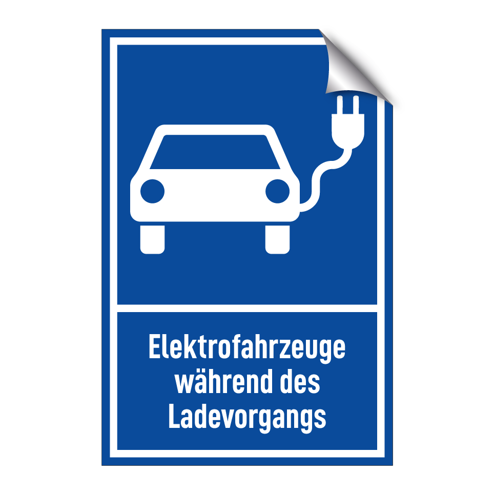 Elektrofahrzeuge während des Ladevorgangs