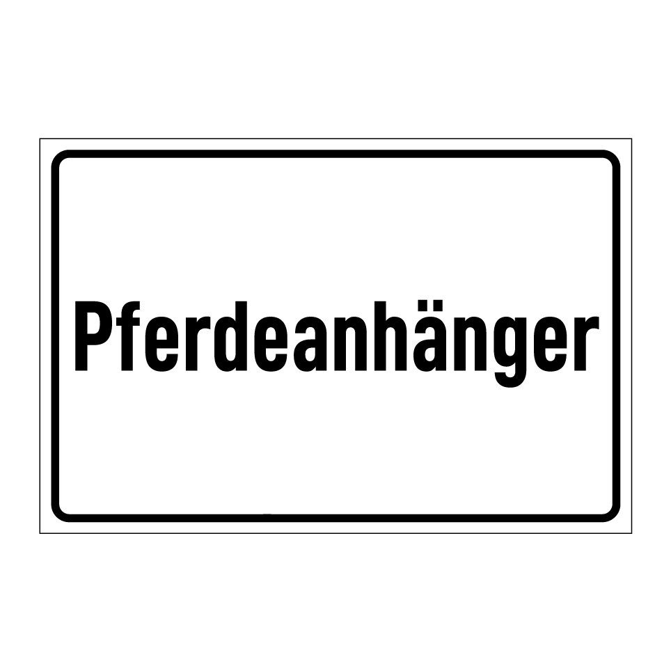 Pferdeanhänger