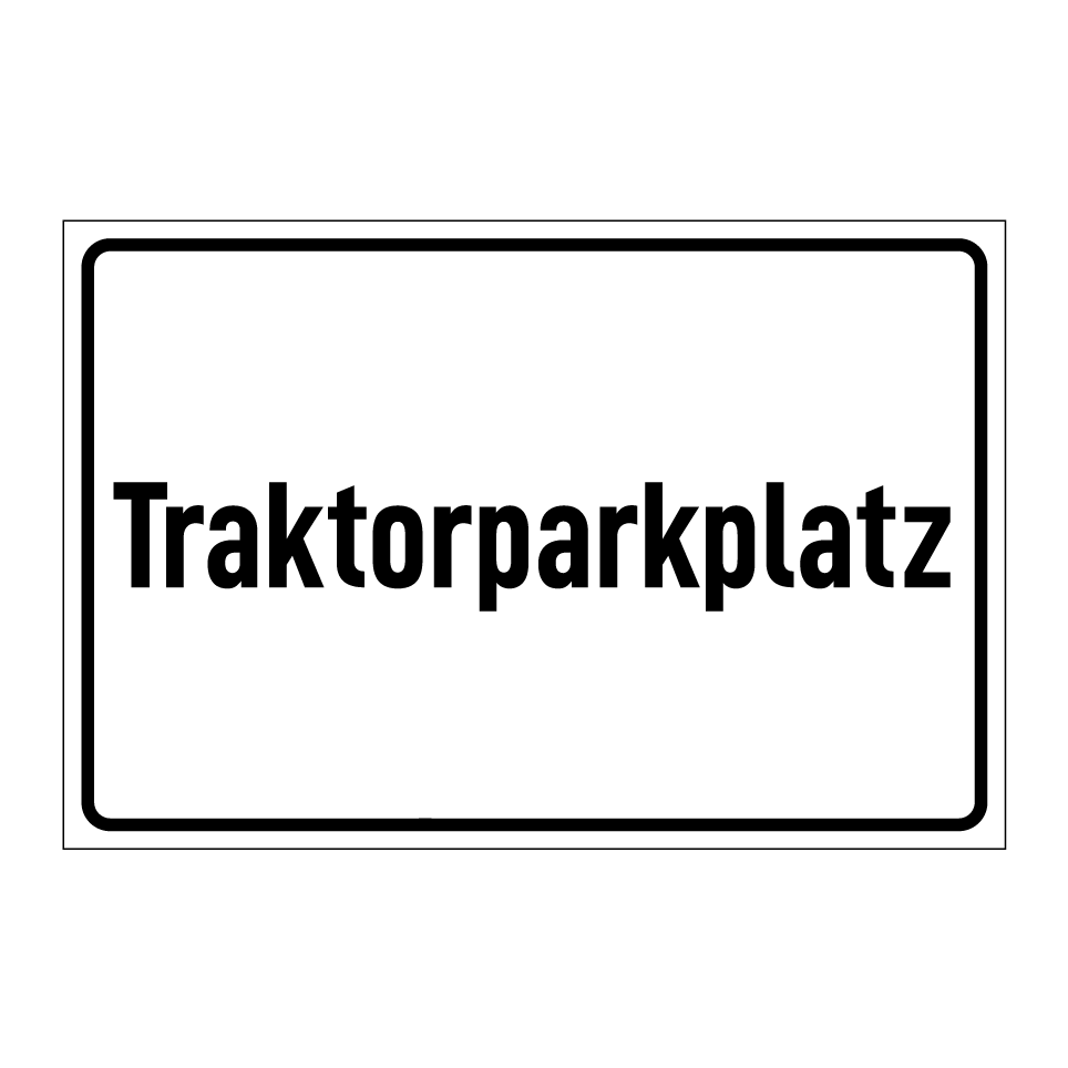 Traktorparkplatz