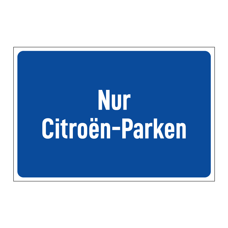Nur Citroën-Parken