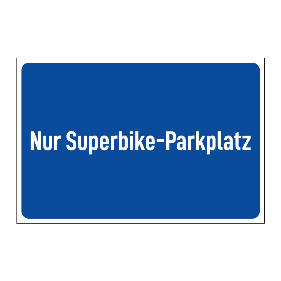 Nur Superbike-Parkplatz