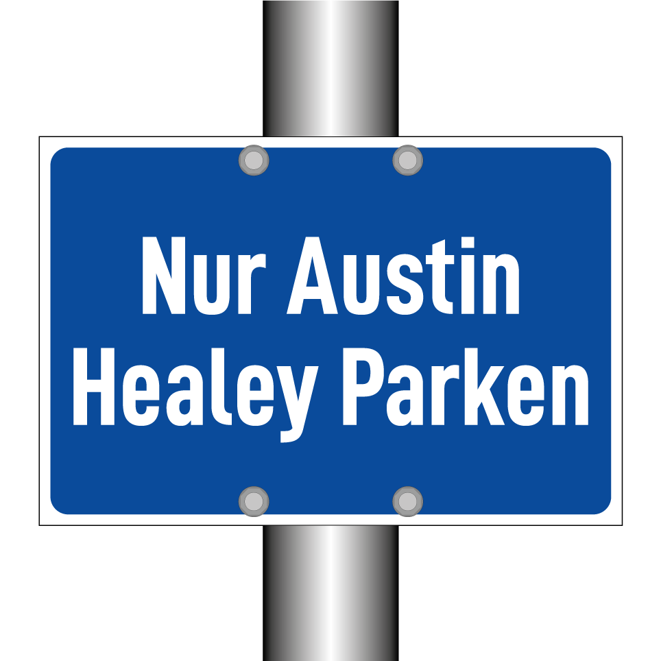Nur Austin Healey Parken