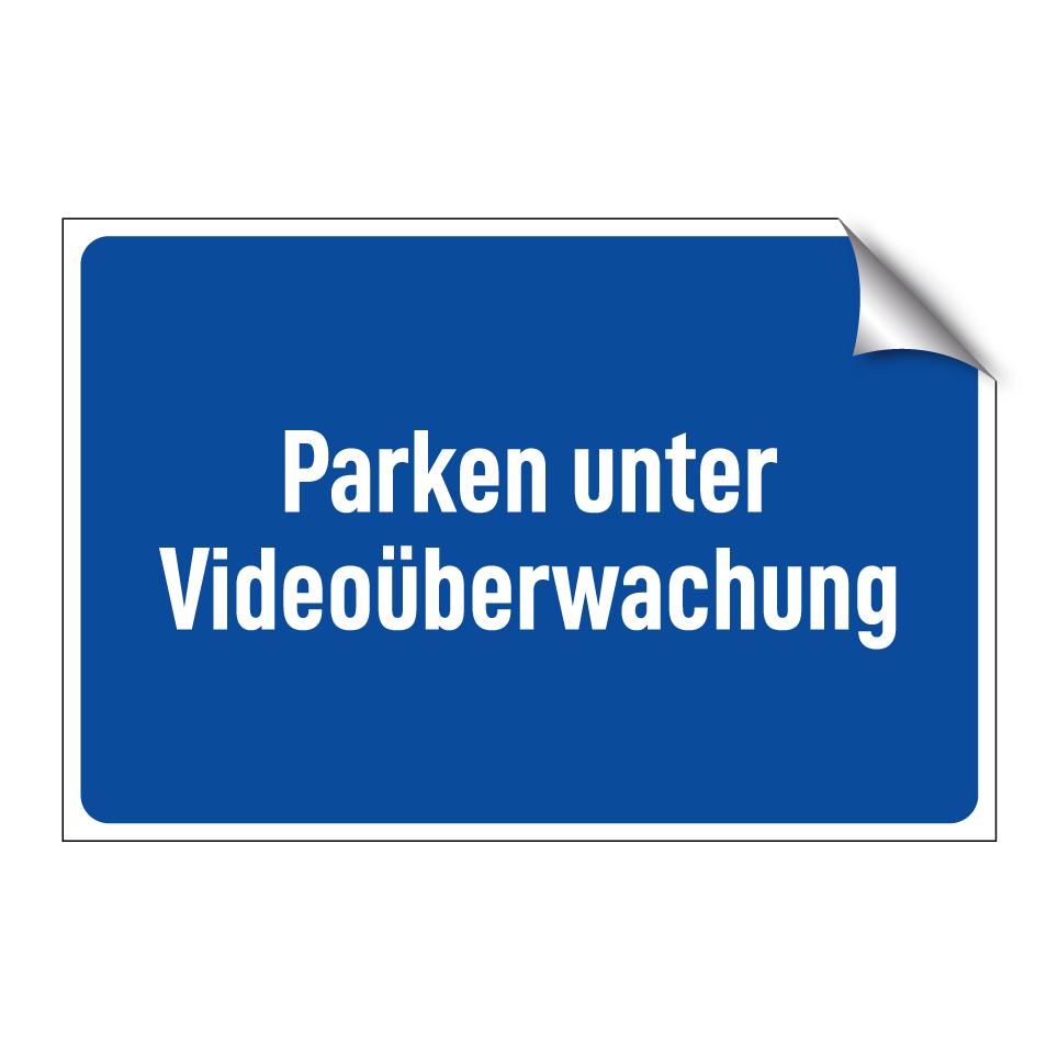 Parken unter Videoüberwachung