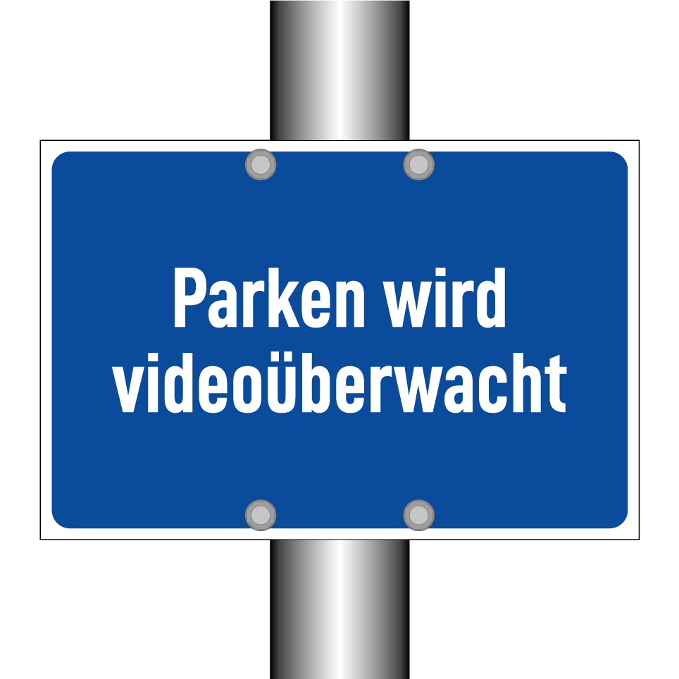 Parken wird videoüberwacht