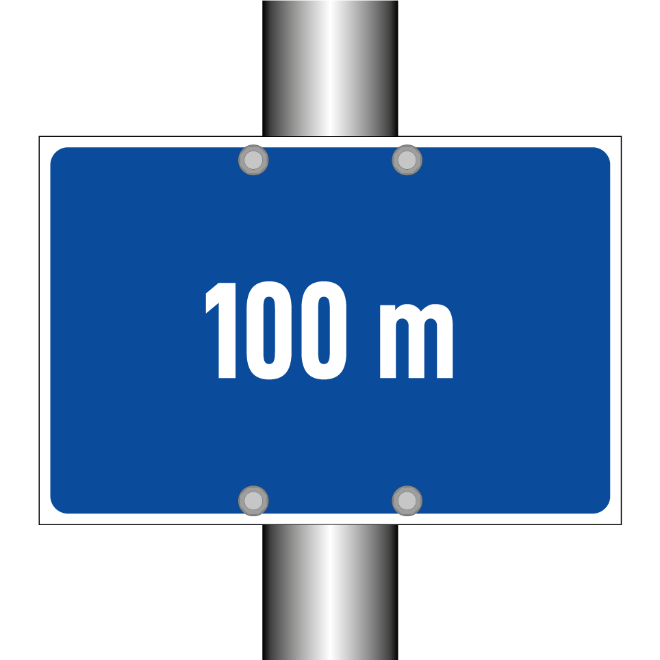 100 m